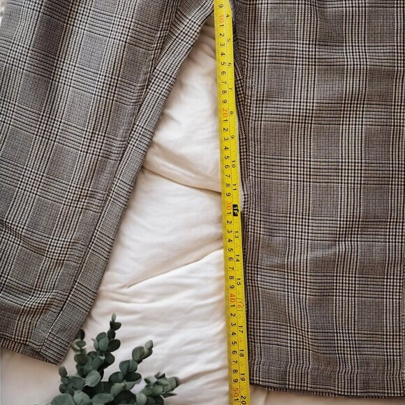 Element Plaid Cropped Pants Size 5 – Y2K Skater Style Capris, Gray Check - Picture 10 of 12